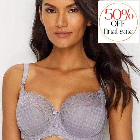Panache Envy Balconette 7285-Bras-Panache-Pewter-34-G-Anna Bella Fine Lingerie, Reveal Your Most Gorgeous Self!