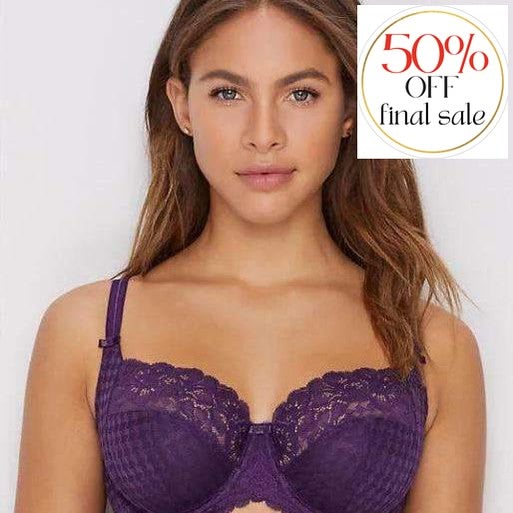 Panache Envy Bra in Purple 7285-Bras-Panache-Purple-32-E-Anna Bella Fine Lingerie, Reveal Your Most Gorgeous Self!