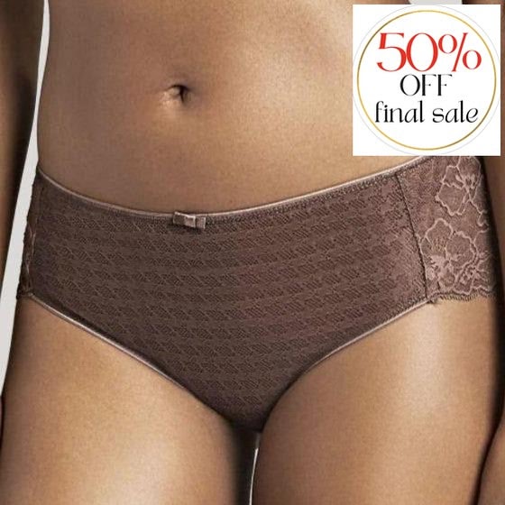 Panache Envy Brief in Chestnut 7282-Panties-Panache-Chestnut-Medium-Anna Bella Fine Lingerie, Reveal Your Most Gorgeous Self!