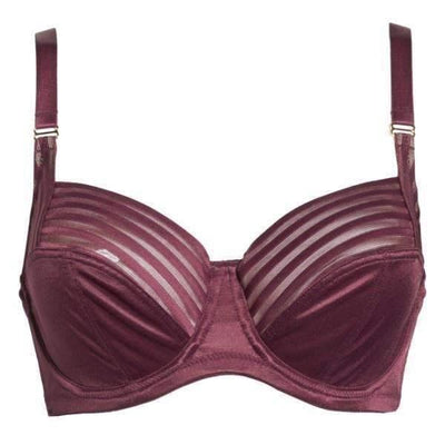 Panache Etta Balconnet Bra-Anna Bella Fine Lingerie-Wine-30-FF