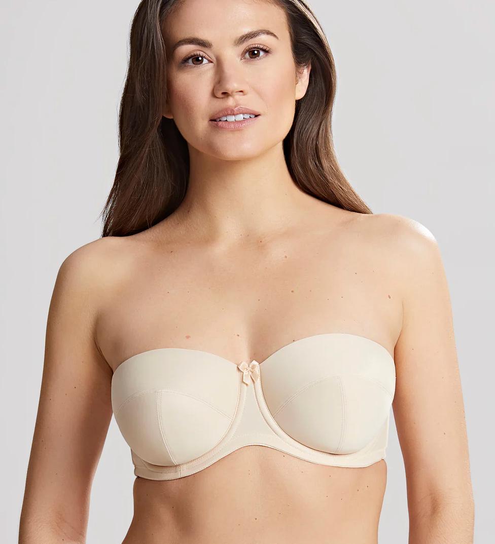 Panache Evie Strapless Bra in Chai 5320-Strapless Bras-Panache-Chai-32-H-Anna Bella Fine Lingerie, Reveal Your Most Gorgeous Self!