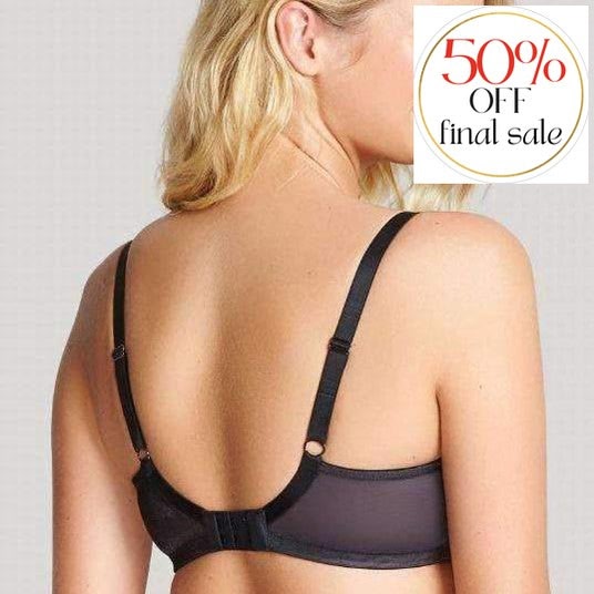 Panache Harper Shimmer Balconnet Bra 9951-Bras-Panache-Black-30-E-Anna Bella Fine Lingerie, Reveal Your Most Gorgeous Self!