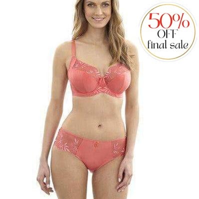 Panache Hepburn Full Cup Bra 7771-Bras-Panache-Coral-32-GG-Anna Bella Fine Lingerie, Reveal Your Most Gorgeous Self!