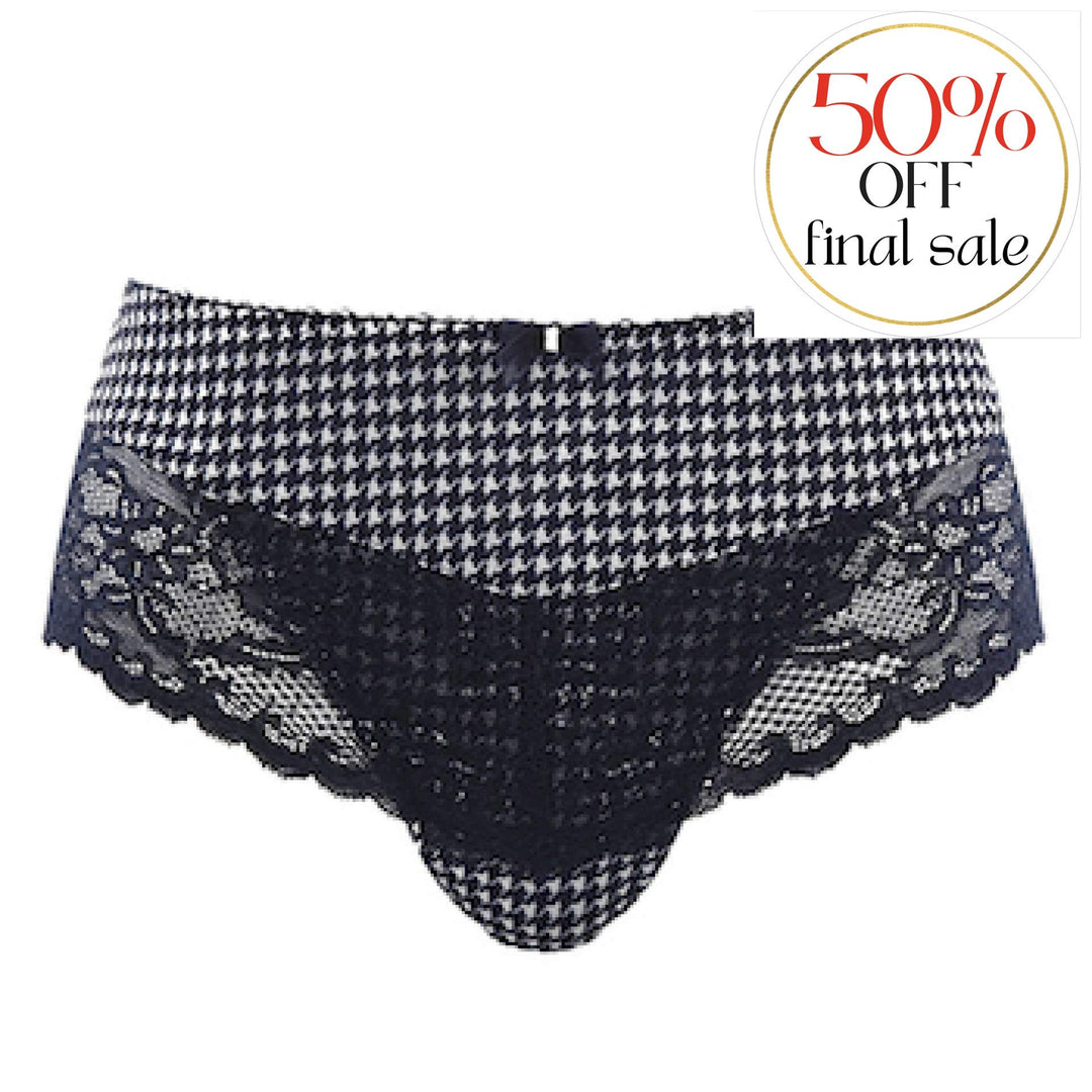Panache Jasmine Brief 6955-Panties-Panache-dogtooth-Large-Anna Bella Fine Lingerie, Reveal Your Most Gorgeous Self!