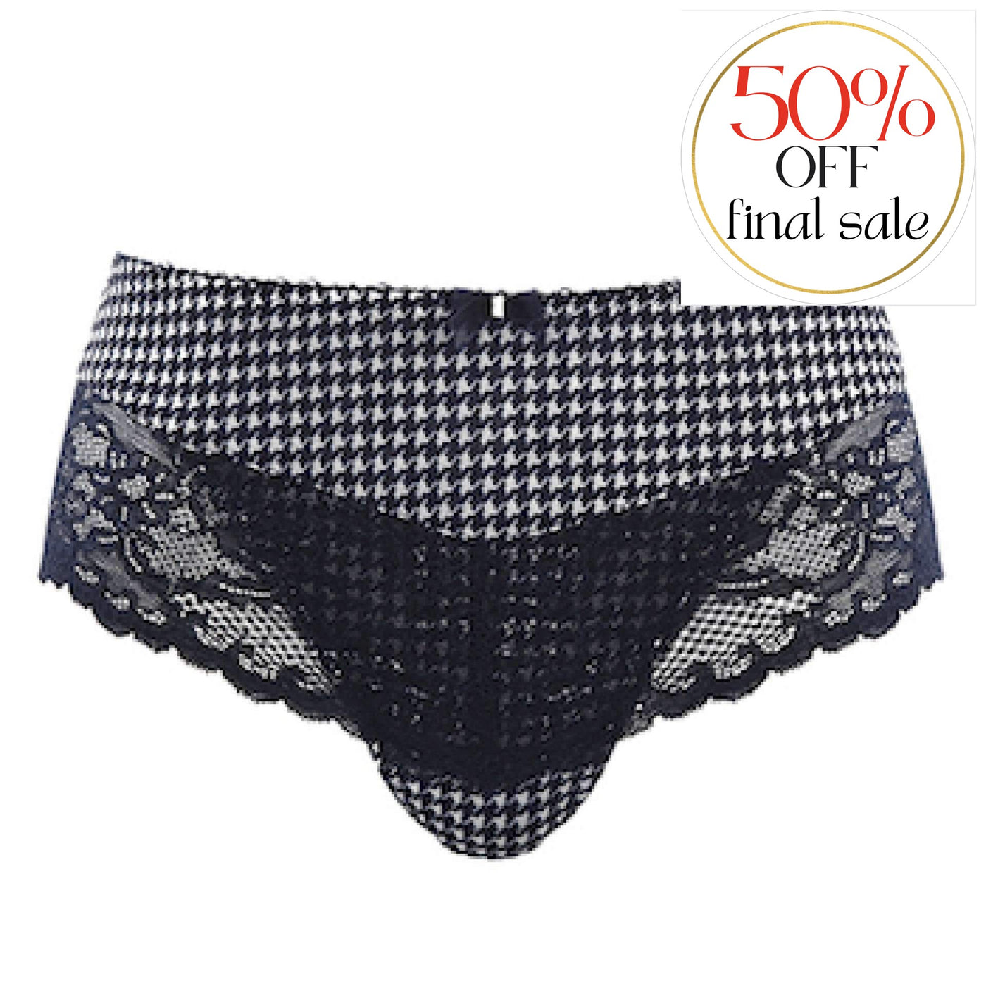 Panache Jasmine Brief 6955-Anna Bella Fine Lingerie-dogtooth-Large-