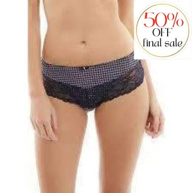 Panache Jasmine Brief 6955-Anna Bella Fine Lingerie-dogtooth-Large-