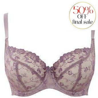 Panache Lois Balconnet Bra 9591-Bras-Panache-Mauve Mist-32-DD-Anna Bella Fine Lingerie, Reveal Your Most Gorgeous Self!
