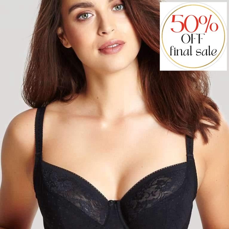 Panache Olivia Balconnet Bra 7751-Anna Bella Fine Lingerie-Black-34-E