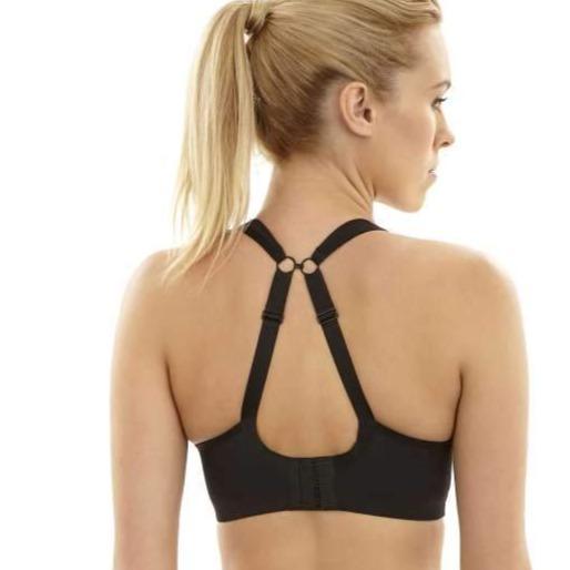 Panache Sports Bra Moulded 5021-Sports Bras-Panache-Black-32-F-Anna Bella Fine Lingerie, Reveal Your Most Gorgeous Self!
