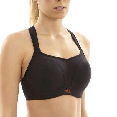Panache Sports Bra Moulded 5021-Sports Bras-Panache-Black-32-F-Anna Bella Fine Lingerie, Reveal Your Most Gorgeous Self!