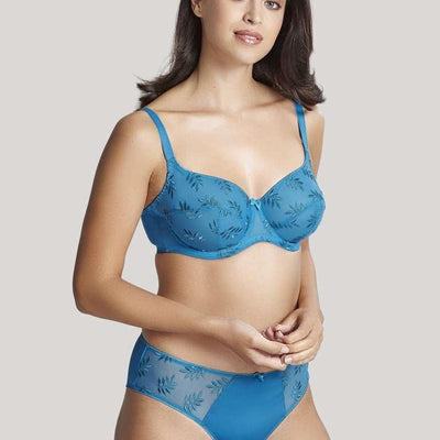 Panache Tango Balconnet Bra in Vivd Turquoise 9071-Anna Bella Fine Lingerie-Vivid Turquoise-32-H