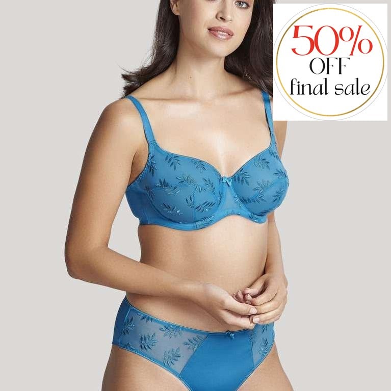 Panache Tango Balconnet Bra in Vivd Turquoise 9071-Bras-Panache-Vivid Turquoise-32-H-Anna Bella Fine Lingerie, Reveal Your Most Gorgeous Self!
