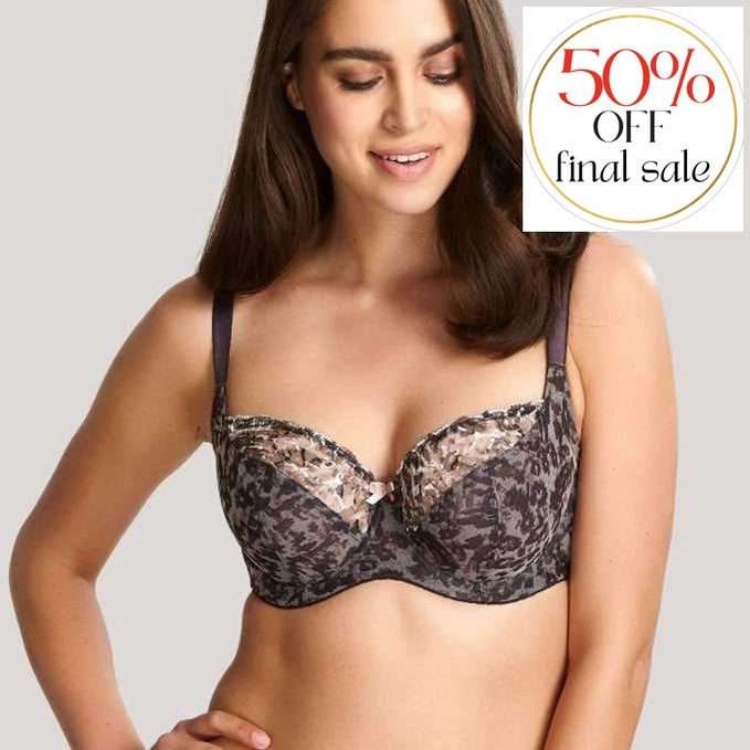 Panache Tiana Balconnet 9981-Bras-Panache-Animal Chocolate-34-E-Anna Bella Fine Lingerie, Reveal Your Most Gorgeous Self!
