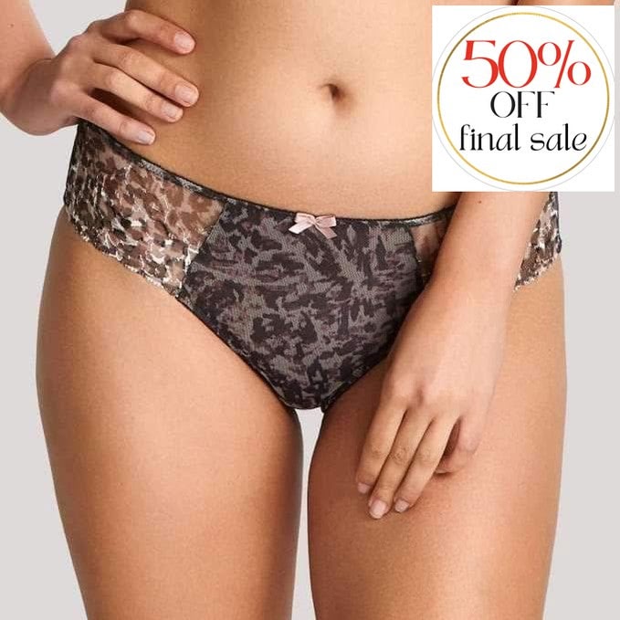 Panache Tiana Brief 9982-Panties-Panache-Animal Chocolate-Small-Anna Bella Fine Lingerie, Reveal Your Most Gorgeous Self!