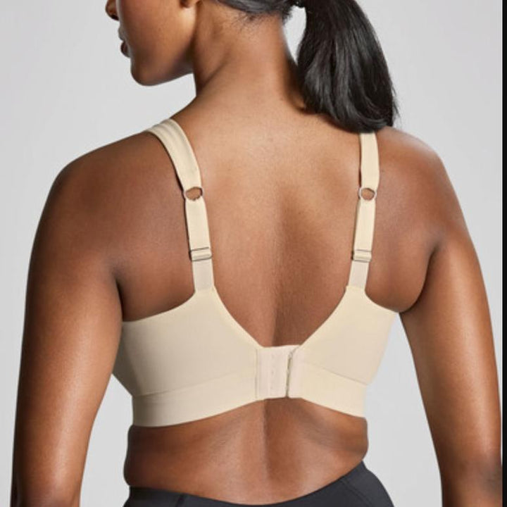 Panache Ultra Perform Non Padded Wired Sports Bra in Chalk 5022-Sports Bras-Panache-Chalk-34-E-Anna Bella Fine Lingerie, Reveal Your Most Gorgeous Self!