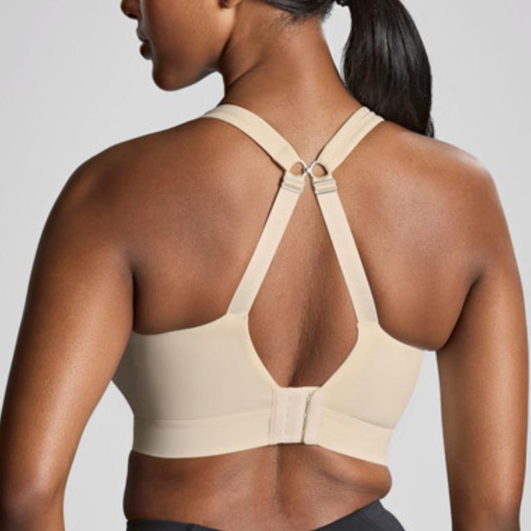 Panache Ultra Perform Non Padded Wired Sports Bra in Chalk 5022-Sports Bras-Panache-Chalk-34-E-Anna Bella Fine Lingerie, Reveal Your Most Gorgeous Self!