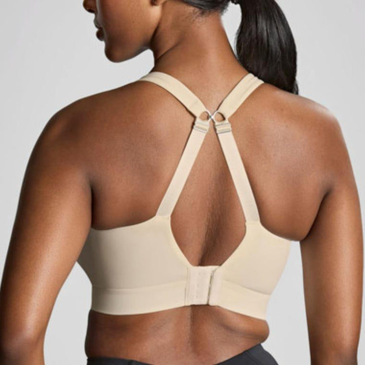 Panache Ultra Perform Non Padded Wired Sports Bra in Chalk 5022-Sports Bras-Panache-Chalk-34-E-Anna Bella Fine Lingerie, Reveal Your Most Gorgeous Self!