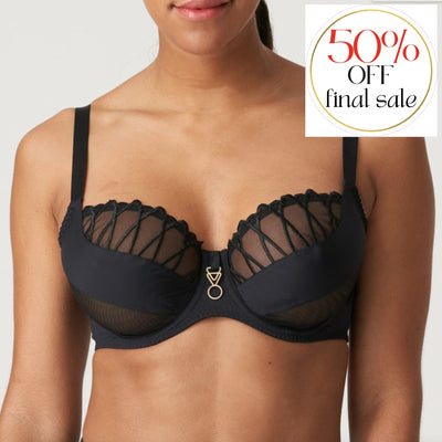 Prima Donna Arthill Balcony Bra in Black 0163364-Anna Bella Fine Lingerie-Black-36-F