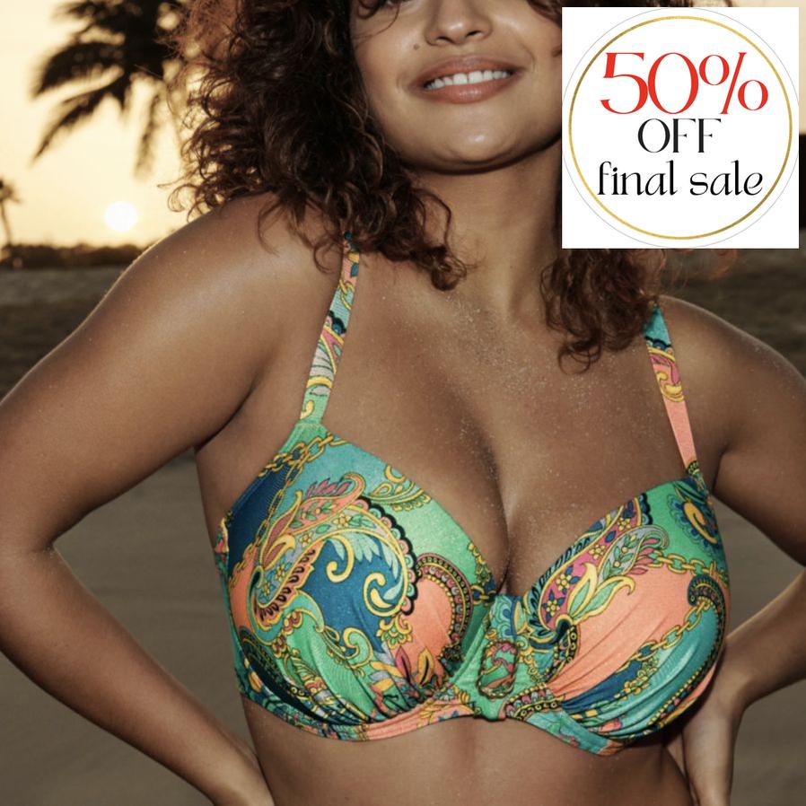 Prima Donna Celaya Full Cup Bikini Top 4011210 in Italian Chic-Swimwear-Prima Donna-Italian Chic-34-D-Anna Bella Fine Lingerie, Reveal Your Most Gorgeous Self!