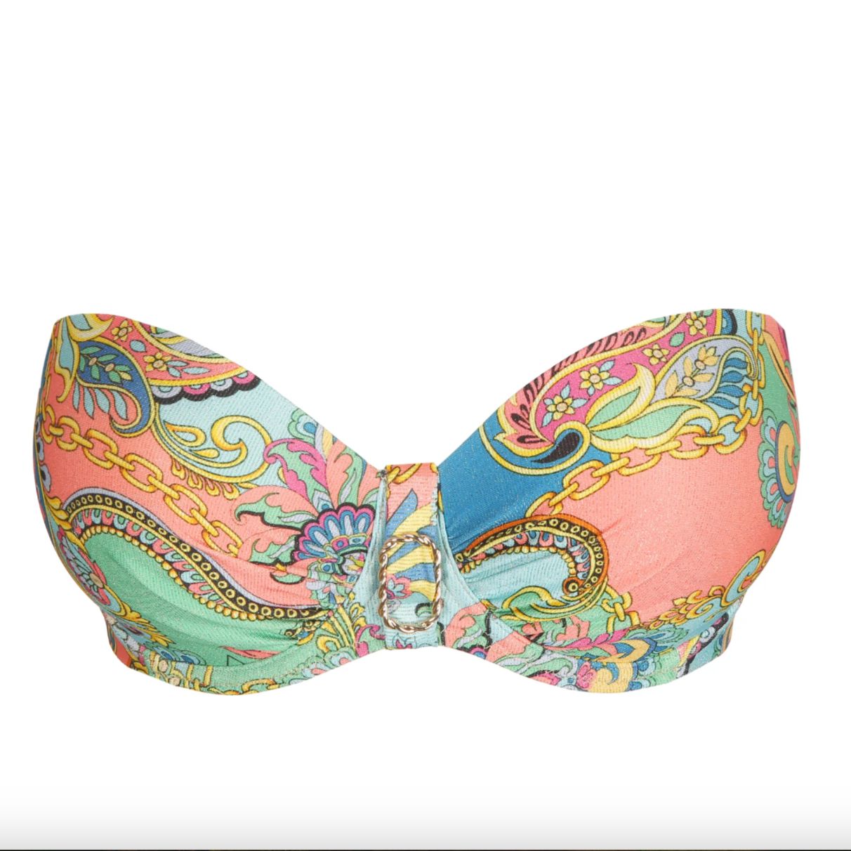 Prima Donna Celaya Padded Strapless Bikini Top 4011217 in Italian Chic-Swimwear-Prima Donna-Italian Chic-34-C-Anna Bella Fine Lingerie, Reveal Your Most Gorgeous Self!