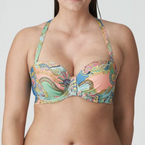 Prima Donna Celaya Padded Strapless Bikini Top 4011217 in Italian Chic-Swimwear-Prima Donna-Italian Chic-34-C-Anna Bella Fine Lingerie, Reveal Your Most Gorgeous Self!