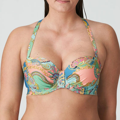 Prima Donna Celaya Padded Strapless Bikini Top 4011217 in Italian Chic-Swimwear-Prima Donna-Italian Chic-34-C-Anna Bella Fine Lingerie, Reveal Your Most Gorgeous Self!
