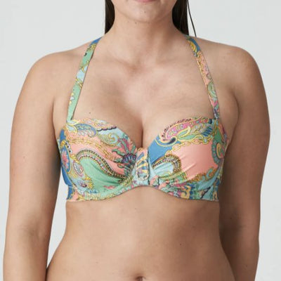 Prima Donna Celaya Padded Strapless Bikini Top 4011217 in Italian Chic-Swimwear-Prima Donna-Italian Chic-34-C-Anna Bella Fine Lingerie, Reveal Your Most Gorgeous Self!