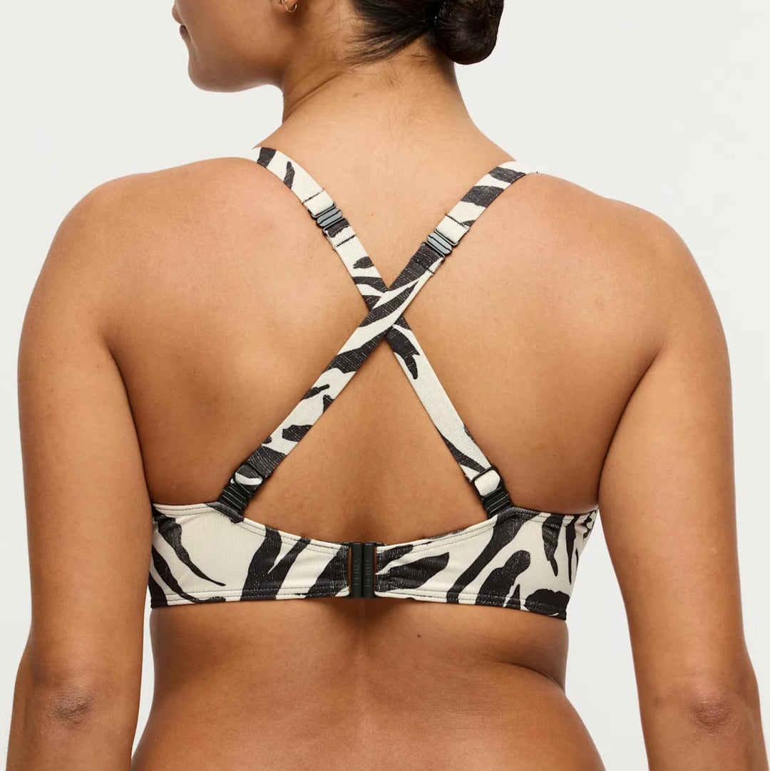 Prima Donna Dalice Balcony Bikini Top 4014116-Swimwear-Prima Donna-Sauvage Shine-32-F-Anna Bella Fine Lingerie, Reveal Your Most Gorgeous Self!