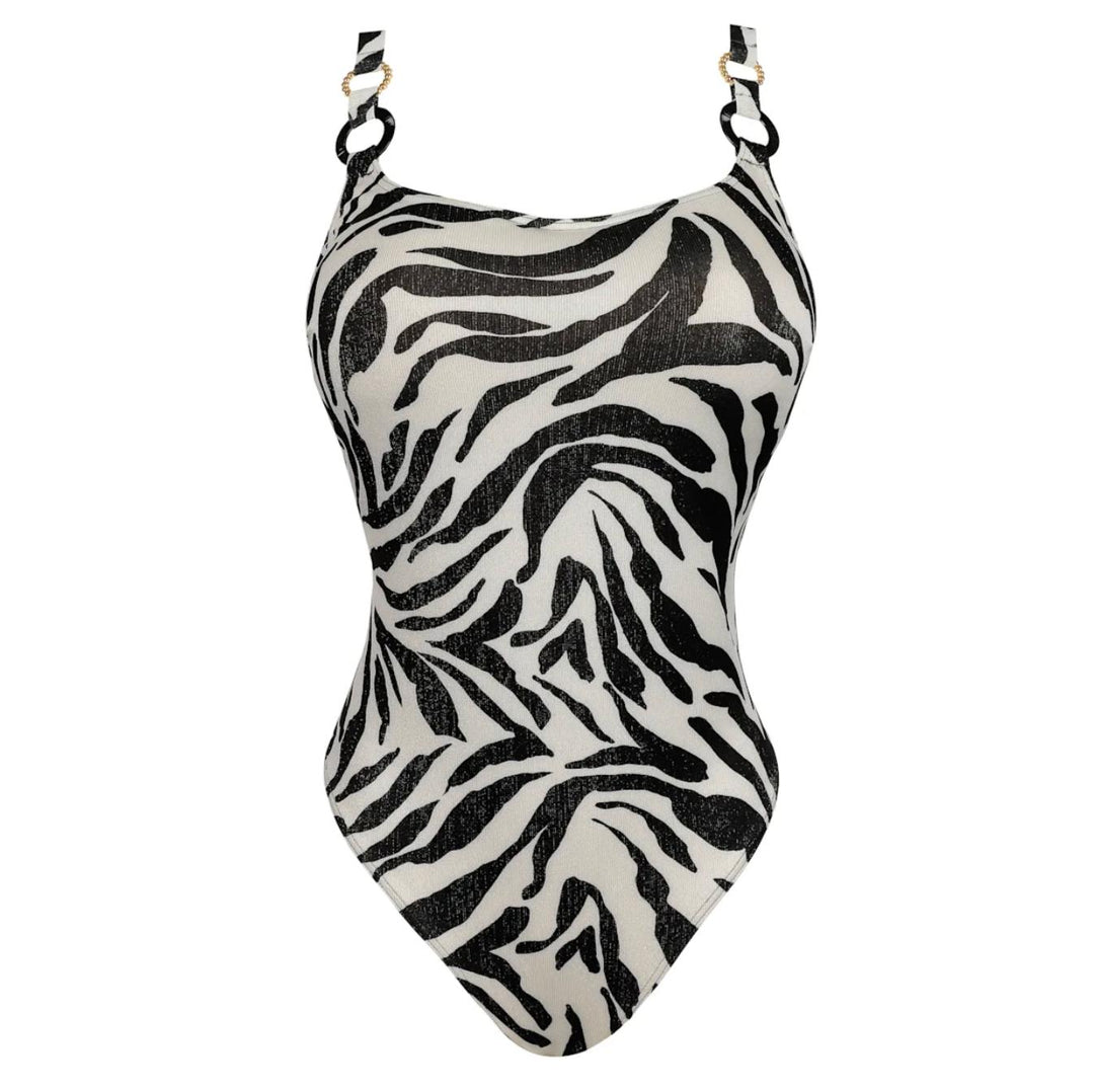 Prima Donna Dalice Padded Wireless One-Piece 4014138-Swimwear-Prima Donna-Sauvage Shine-34-D-Anna Bella Fine Lingerie, Reveal Your Most Gorgeous Self!