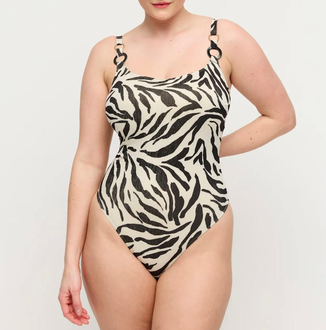 Prima Donna Dalice Padded Wireless One-Piece 4014138-Swimwear-Prima Donna-Sauvage Shine-34-D-Anna Bella Fine Lingerie, Reveal Your Most Gorgeous Self!