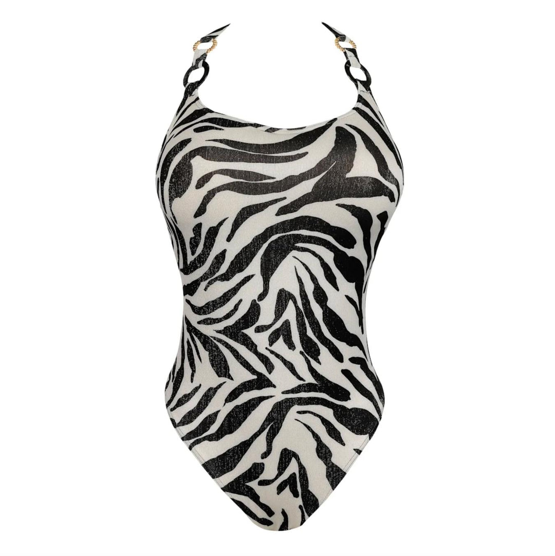 Prima Donna Dalice Padded Wireless One-Piece 4014138-Swimwear-Prima Donna-Sauvage Shine-34-D-Anna Bella Fine Lingerie, Reveal Your Most Gorgeous Self!