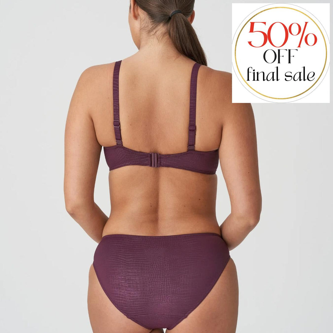 Prima Donna Dalyan Swim Bikini Brief 4009850-Swimwear-Prima Donna-Wine-Small-Anna Bella Fine Lingerie, Reveal Your Most Gorgeous Self!