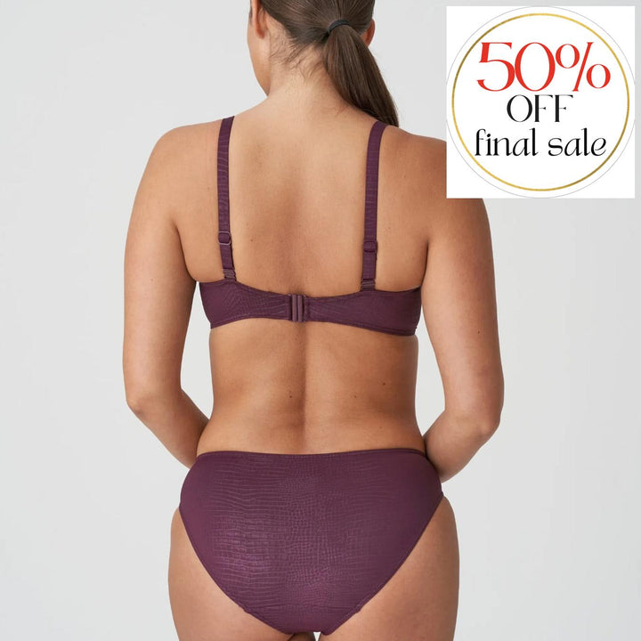 Prima Donna Dalyan Swim Bikini Brief 4009850-Swimwear-Prima Donna-Wine-Small-Anna Bella Fine Lingerie, Reveal Your Most Gorgeous Self!