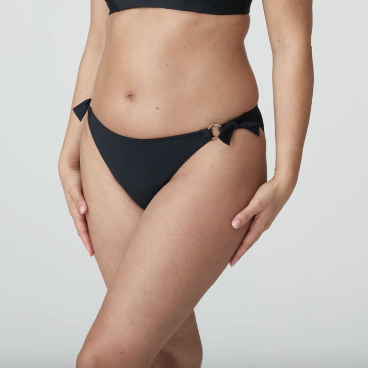 Prima Donna Damietta Side-Tie Bikini Briefs 4011653-Swimwear-Prima Donna-Black-XSmall-Anna Bella Fine Lingerie, Reveal Your Most Gorgeous Self!