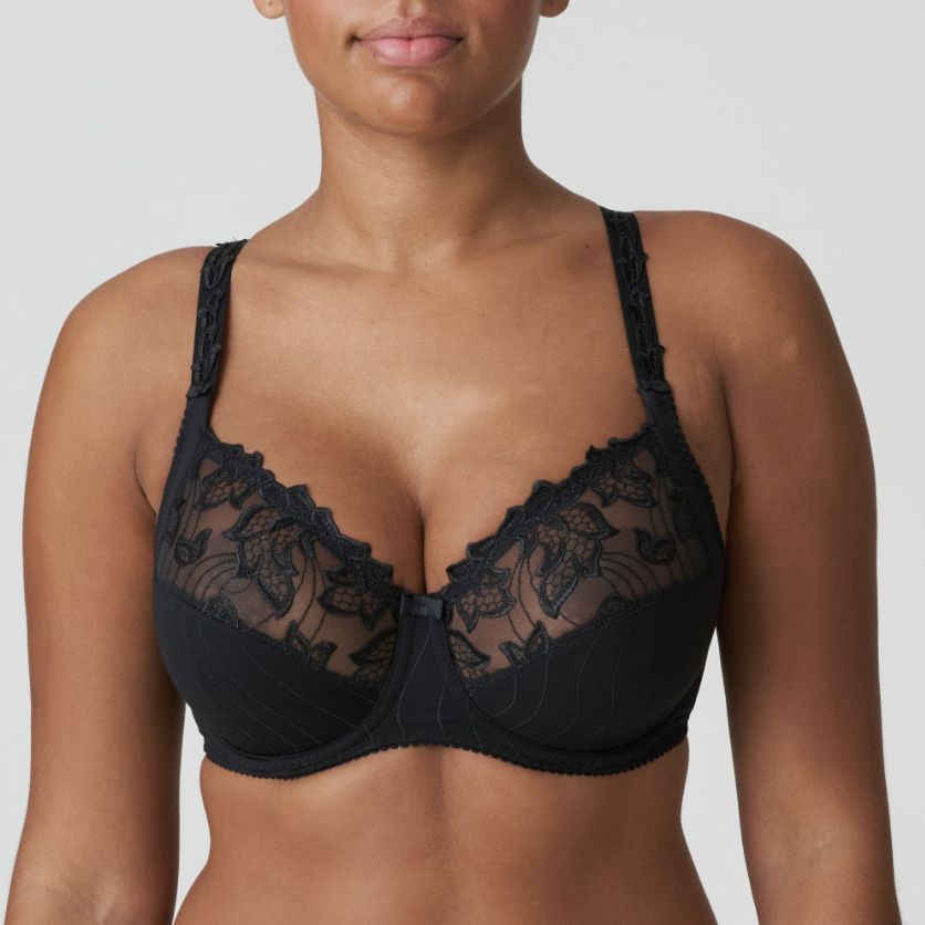 Prima Donna Deauville Full Cup UW Bra in Black 0161810/11-Anna Bella Fine Lingerie-Black-40-E