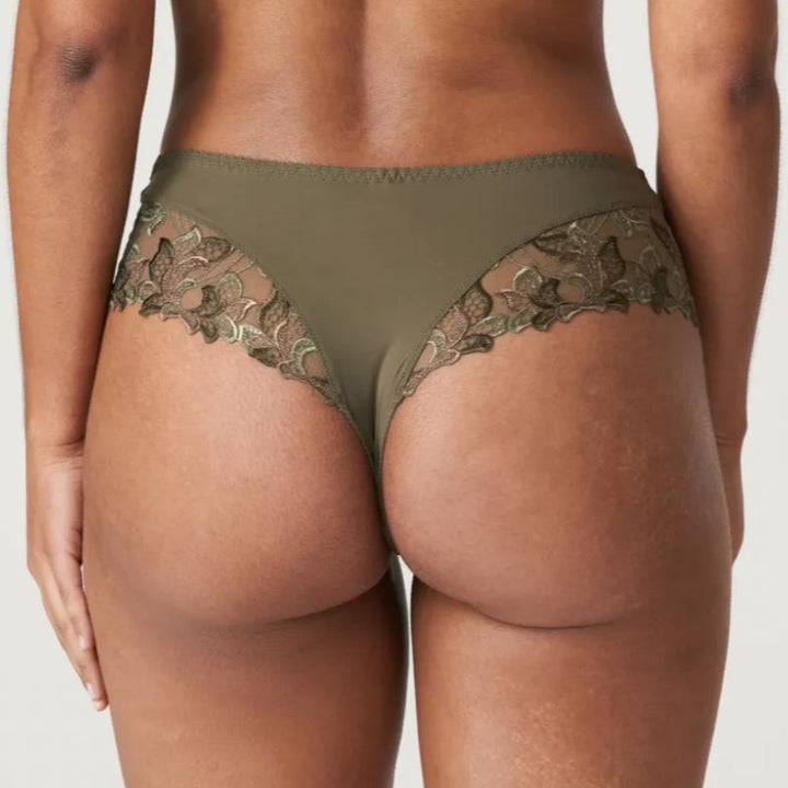 Prima Donna Deauville Luxury Thong in Paradise Green 0661816-Panties-Prima Donna-Paradise Green-Medium-Anna Bella Fine Lingerie, Reveal Your Most Gorgeous Self!