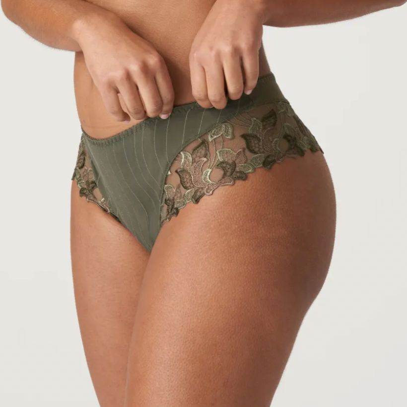 Prima Donna Deauville Luxury Thong in Paradise Green 0661816-Panties-Prima Donna-Paradise Green-Medium-Anna Bella Fine Lingerie, Reveal Your Most Gorgeous Self!