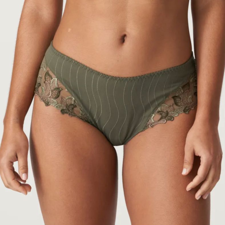Prima Donna Deauville Luxury Thong in Paradise Green 0661816-Panties-Prima Donna-Paradise Green-Medium-Anna Bella Fine Lingerie, Reveal Your Most Gorgeous Self!