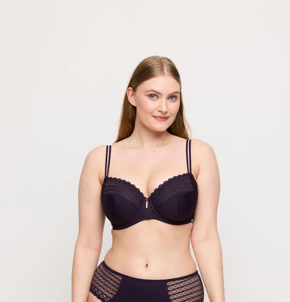 Prima Donna East End Full Cup Bra in Amethyst 0141930-Bras-Prima Donna-Amethyst-36-D-Anna Bella Fine Lingerie, Reveal Your Most Gorgeous Self!