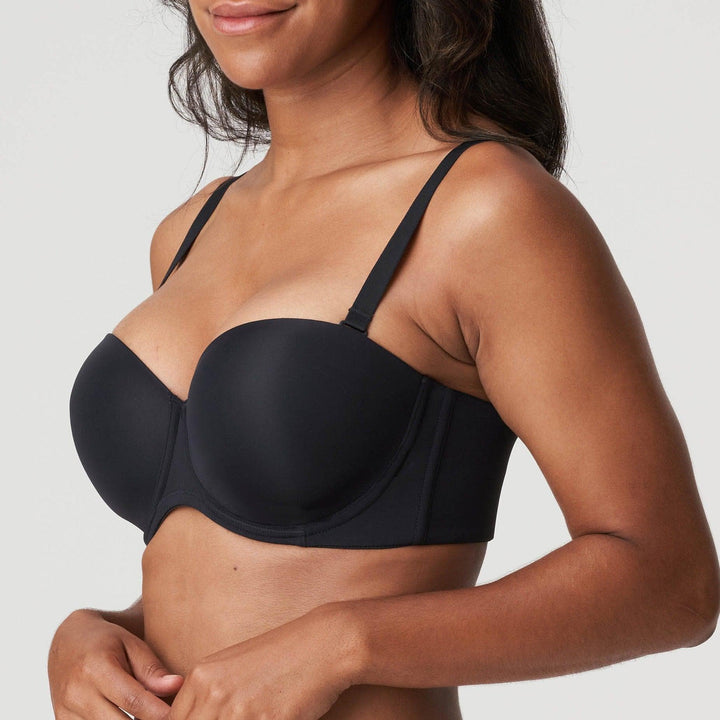Prima Donna Figuras Strapless Bra in Black 0263258-Strapless Bras-Prima Donna-Black-34-C-Anna Bella Fine Lingerie, Reveal Your Most Gorgeous Self!