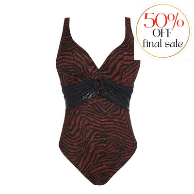 Prima Donna Issambres Swimsuit Deep Plunge Wire 4008939-Anna Bella Fine Lingerie-Black-34-E