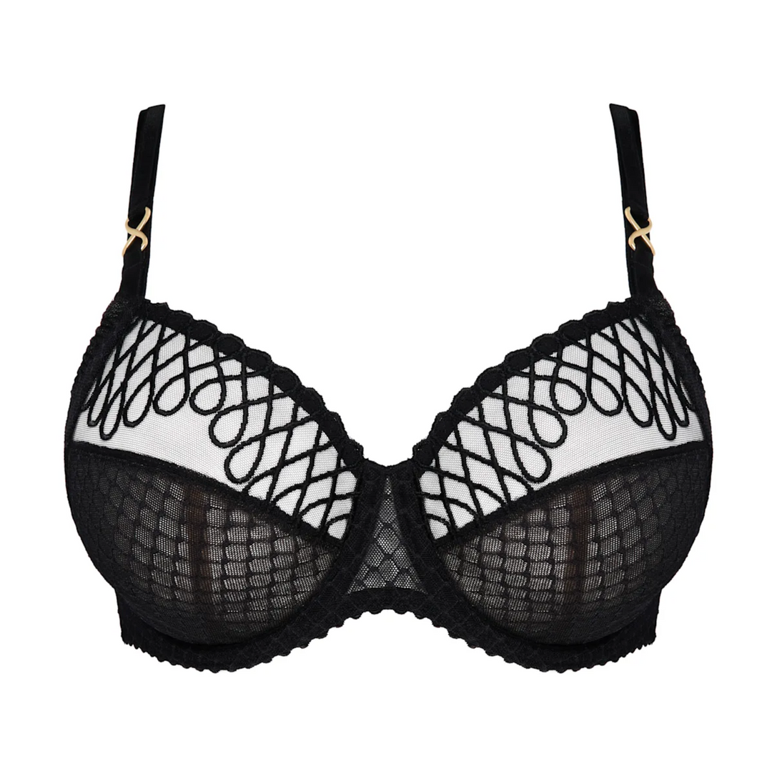 Prima Donna Jokko Full Cup Bra in Black 0163630-Bras-Prima Donna-Black-32-E-Anna Bella Fine Lingerie, Reveal Your Most Gorgeous Self!