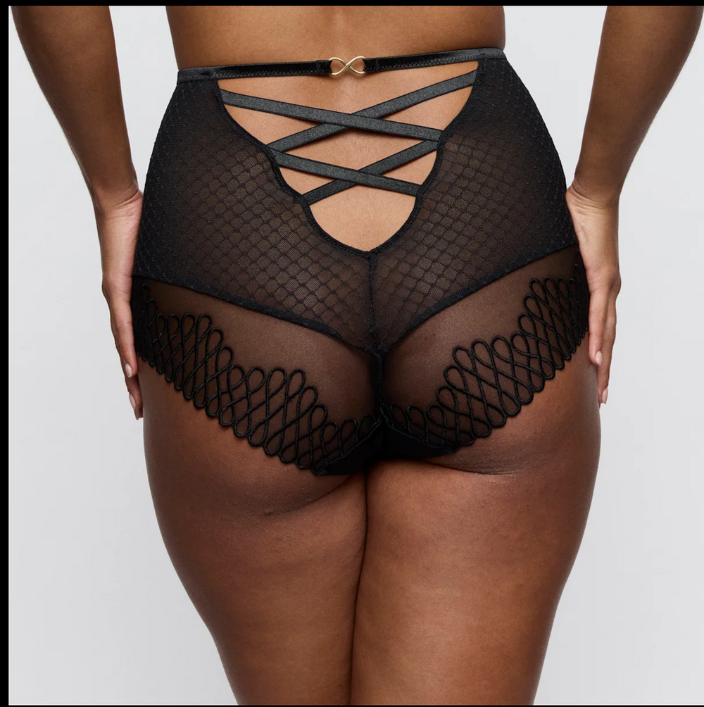 Prima Donna Jokko High Waist Brief in Black 0563633-Panties-Prima Donna-Black-Large-Anna Bella Fine Lingerie, Reveal Your Most Gorgeous Self!