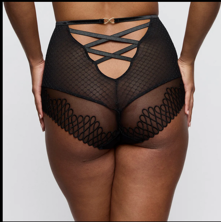 Prima Donna Jokko High Waist Brief in Black 0563633-Panties-Prima Donna-Black-Large-Anna Bella Fine Lingerie, Reveal Your Most Gorgeous Self!