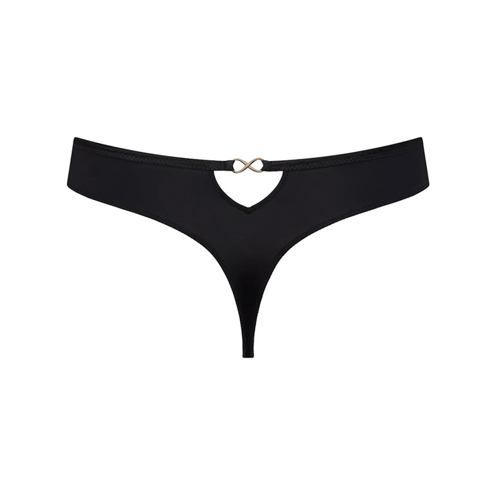 Prima Donna Jokko Thong in Black 0663630-Panties-Prima Donna-Black-Small-Anna Bella Fine Lingerie, Reveal Your Most Gorgeous Self!
