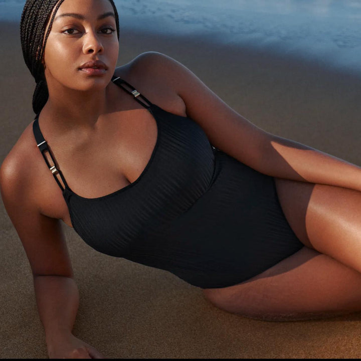 Prima Donna Kiruna Wireless One Piece Swim 4012938-Swimwear-Prima Donna-Black-34-D-Anna Bella Fine Lingerie, Reveal Your Most Gorgeous Self!