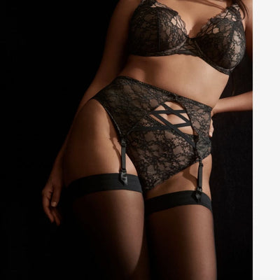 Prima Donna Livonia Garter Belt 0763430-Garter Belt-Prima Donna-Black-Small-Anna Bella Fine Lingerie, Reveal Your Most Gorgeous Self!