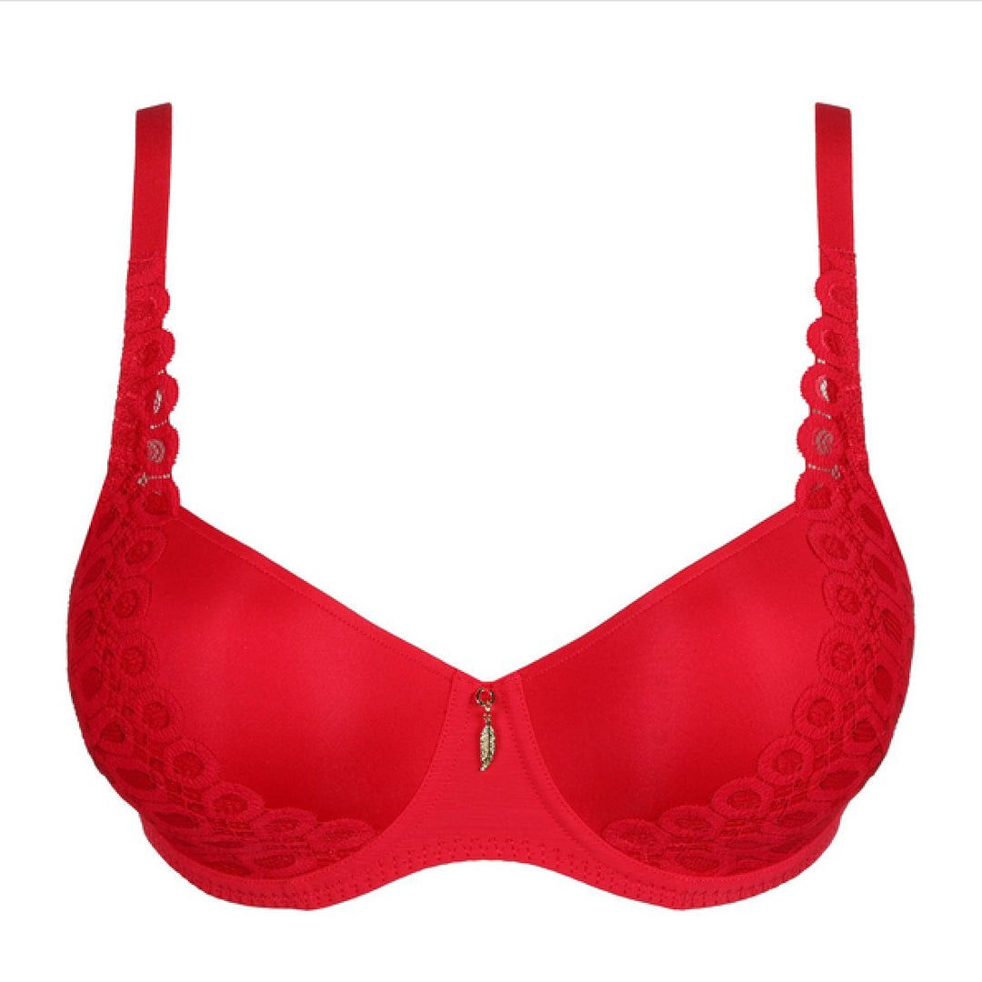 Prima Donna Los Ayala Padded Balcony Bra 024232 in Sangria-Bras-Prima Donna-Sangria-32-D-Anna Bella Fine Lingerie, Reveal Your Most Gorgeous Self!