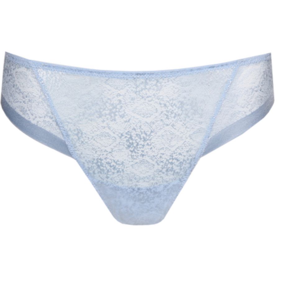 Prima Donna Lumino Thong in Pale Blue 0642030-Panties-Prima Donna-Pale Blue-XSmall-Anna Bella Fine Lingerie, Reveal Your Most Gorgeous Self!