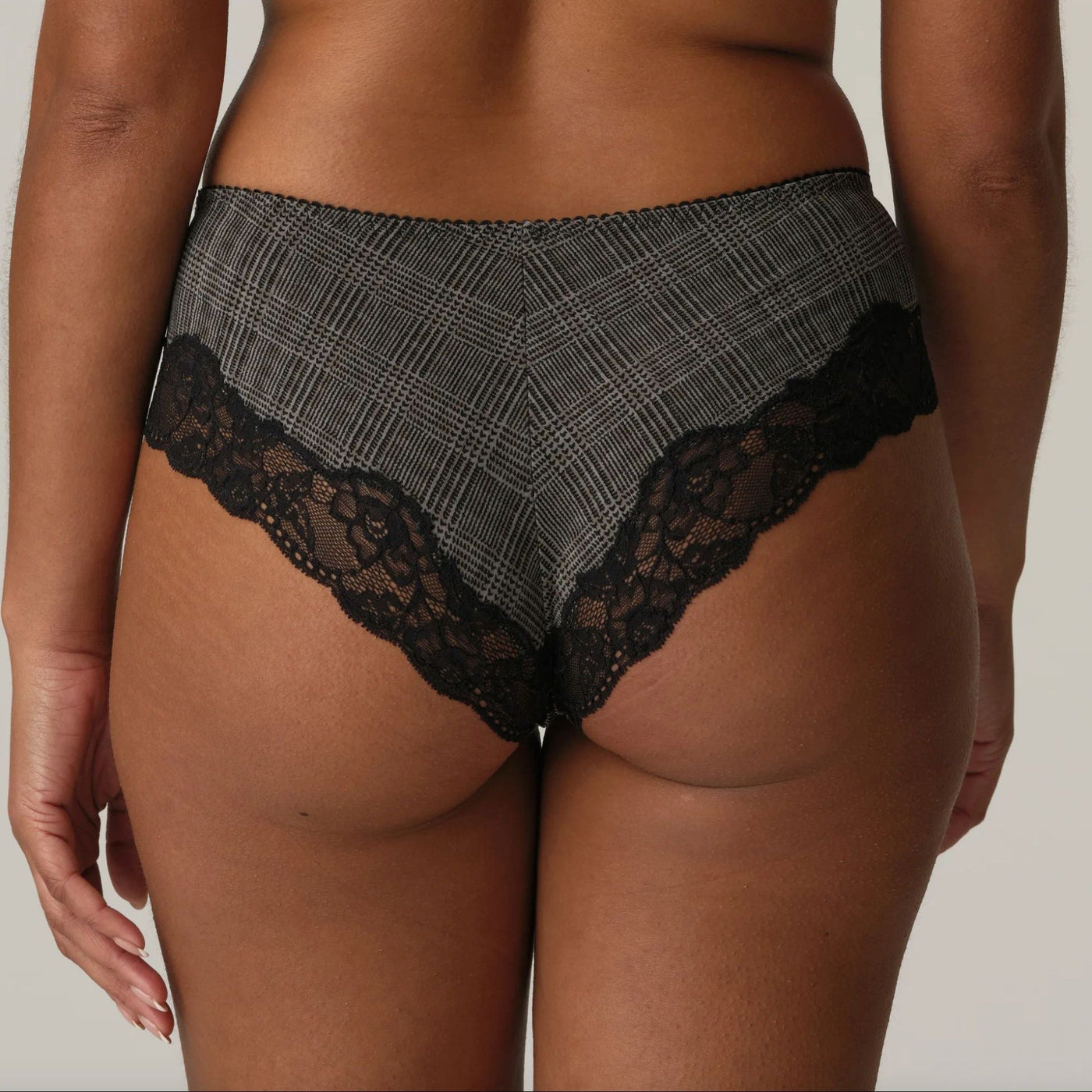 Prima Donna Madison Hotpants in Black Tailor 0562127-Anna Bella Fine Lingerie-Black Tailor-Small-